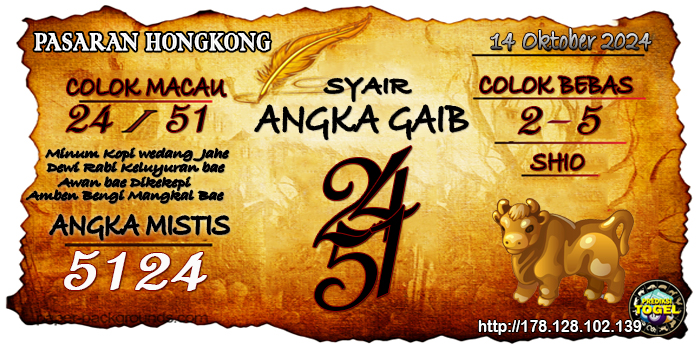 Prediksi Togel Hongkong Senin 14 Oktober 2024