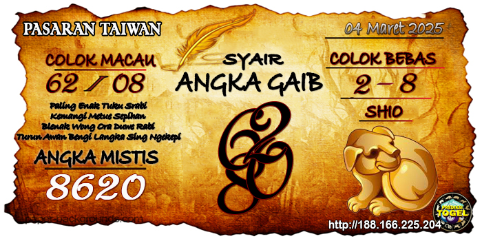 Prediksi Togel Taiwan Selasa 04 Maret 2025