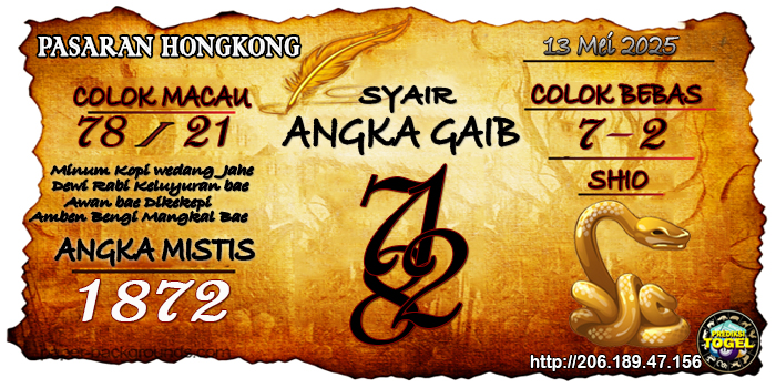 Prediksi Togel Hongkong Selasa 13 Mei 2025