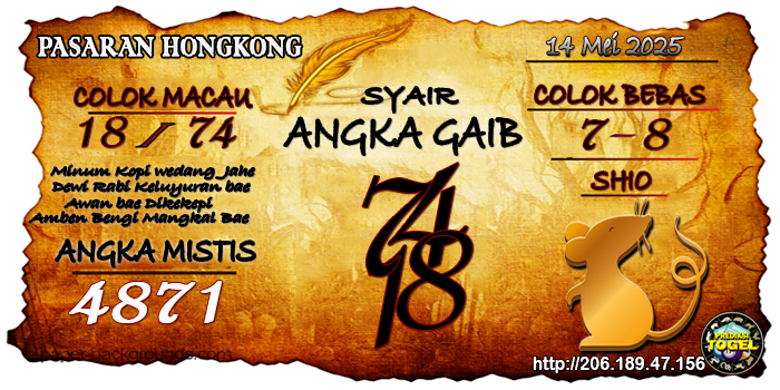 Prediksi Togel Hongkong Rabu 14 Mei 2025
