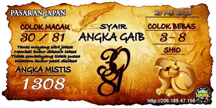 Prediksi Togel Japan Selasa 20 Mei 2025
