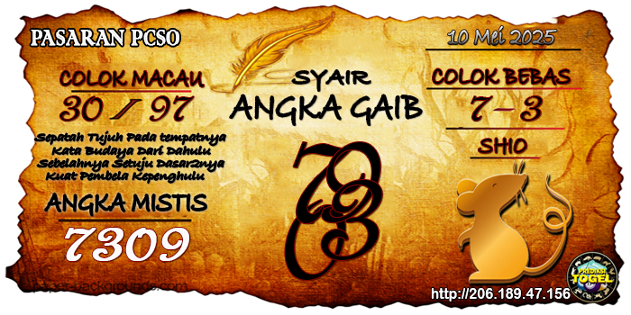 Prediksi Togel Pcso Sabtu 10 Mei 2025
