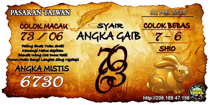 Prediksi Togel Taiwan Jumat 2 Mei 2025