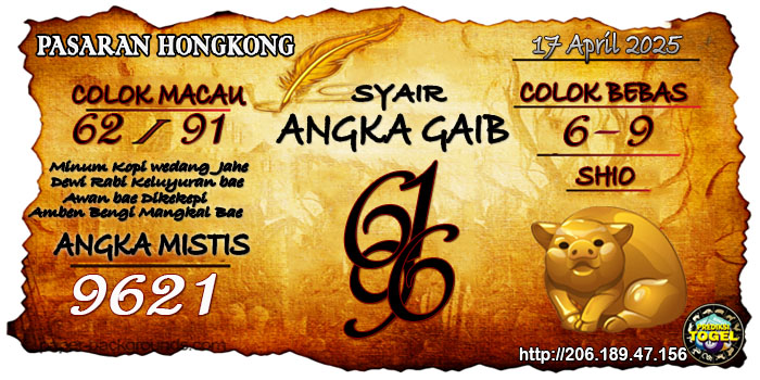 Prediksi Togel Hongkong Selasa 17 Juni 2025