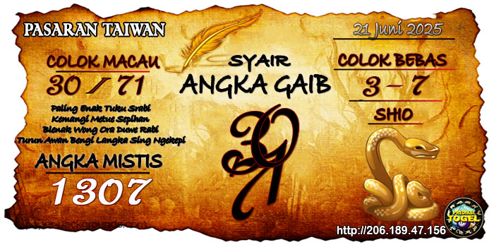 Prediksi Togel Taiwan Sabtu 21 Juni 2025