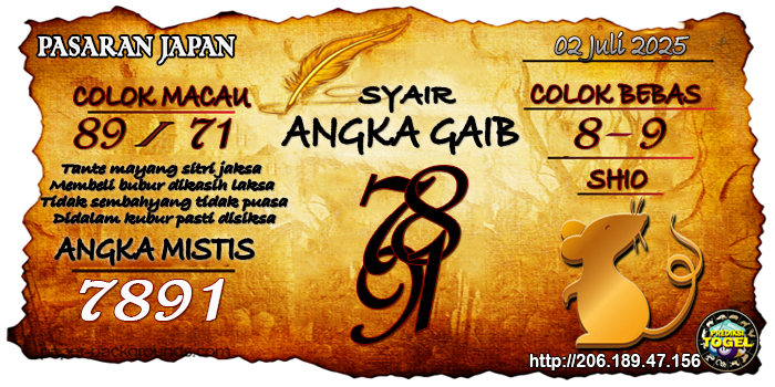 Prediksi Togel Japan Rabu 2 Juli 2025